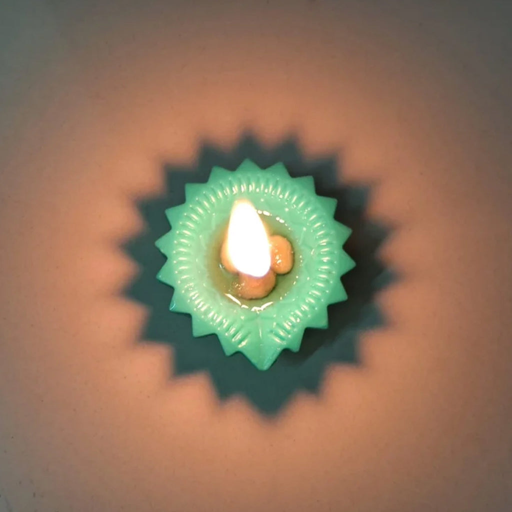 Silicone Diya for Diwali Attractive Design Colourful Diya Combo, Diwali (6 Pcs Set)