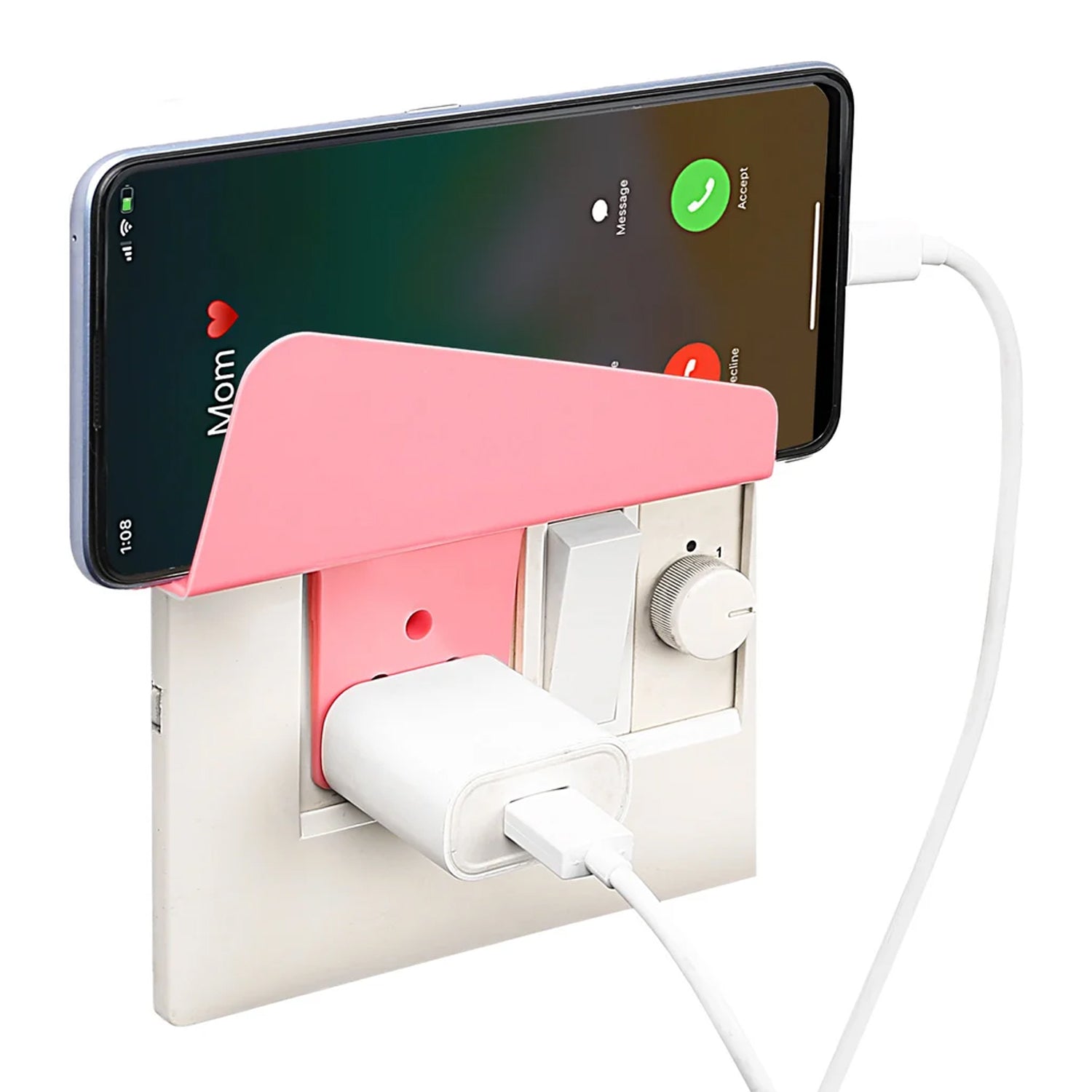 Customized / Personalized Plastic Secure Mobile Phone Charging Stand Holder (1 Pc / Mix Color)