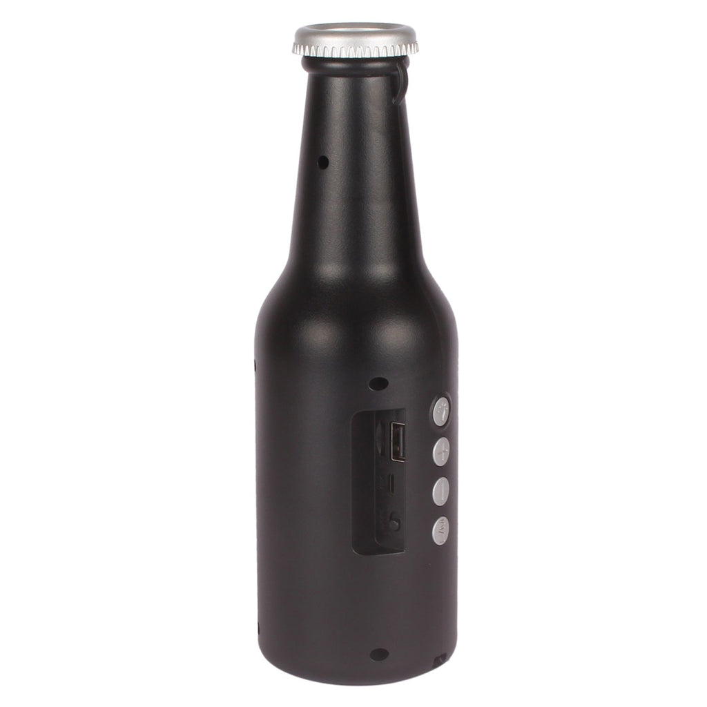 Bottle-Shaped Wireless Bluetooth Speaker with FM, USB & AUX Support