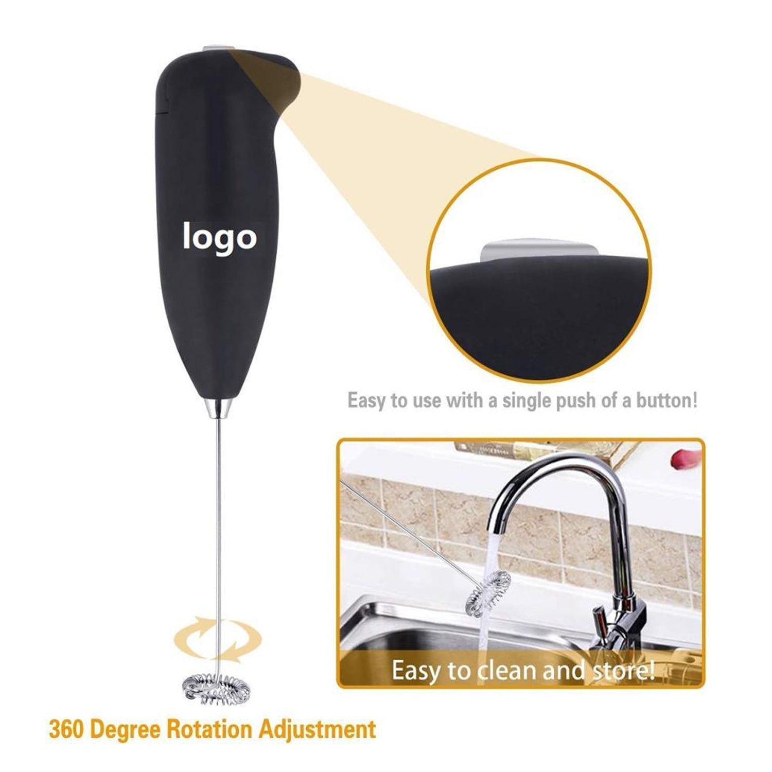 Hand Blender For Mixing And Blending, While Making Food Stuffs And Items At Homes Battery Operated (Battery Not Included)