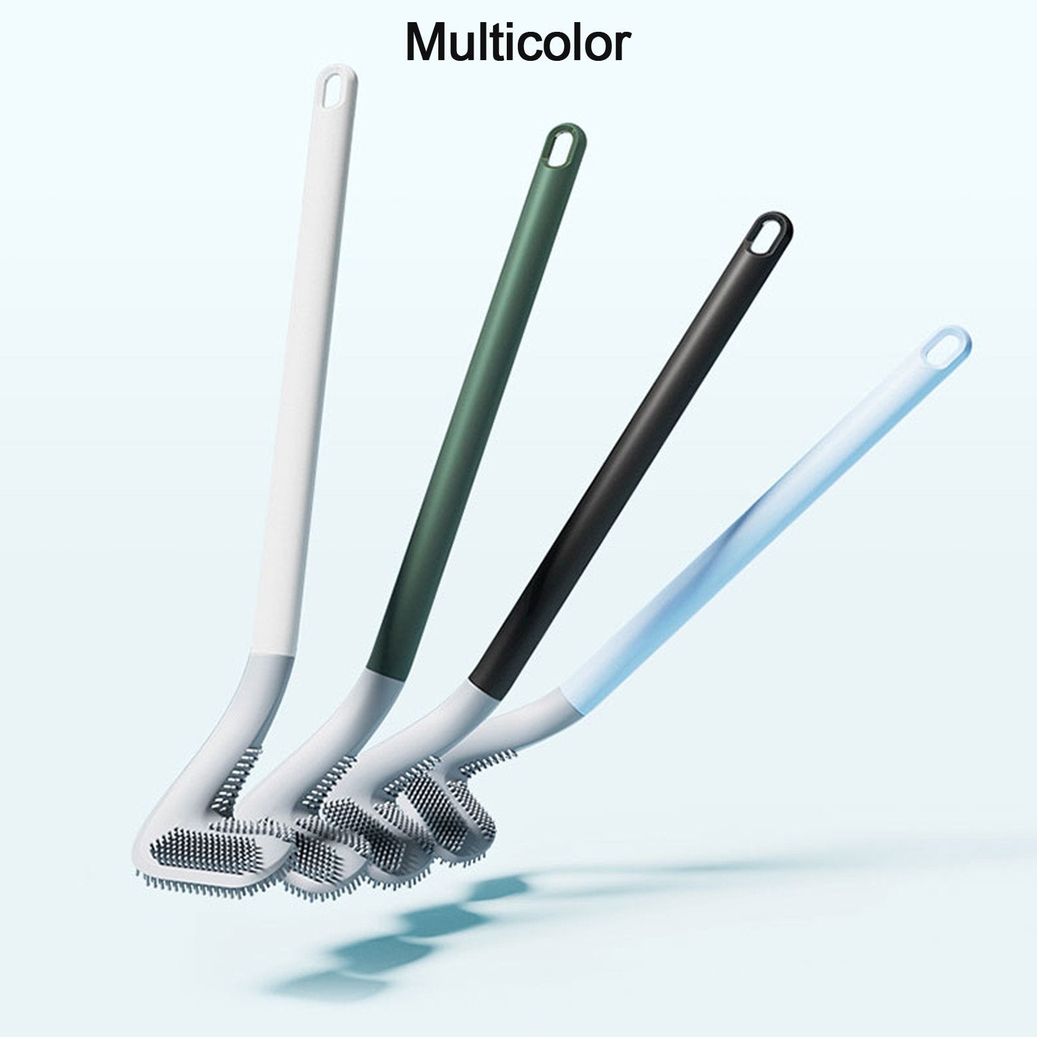 Golf Toilet Cleaner Brush  & Magic Sticker Holder