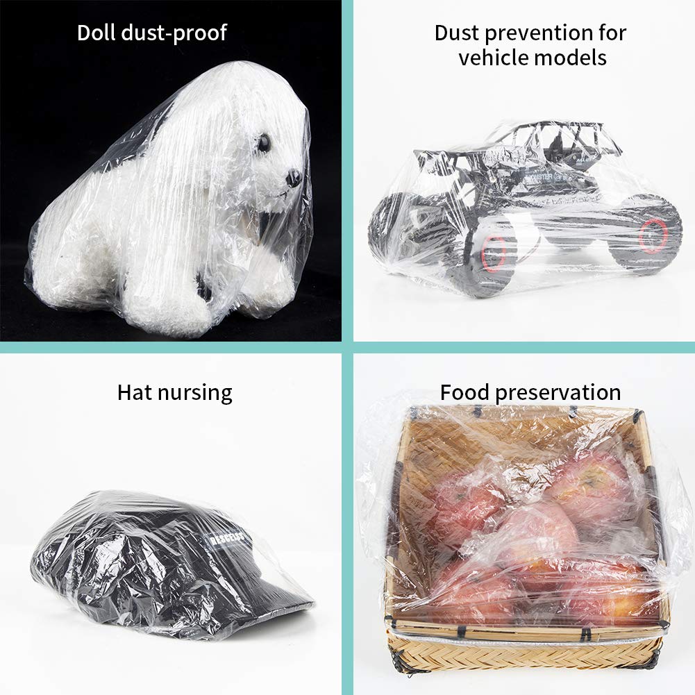 Large Disposable Waterproof Shower Caps – 12 Pack for Women, Travel, Hotel, Spa, Salon