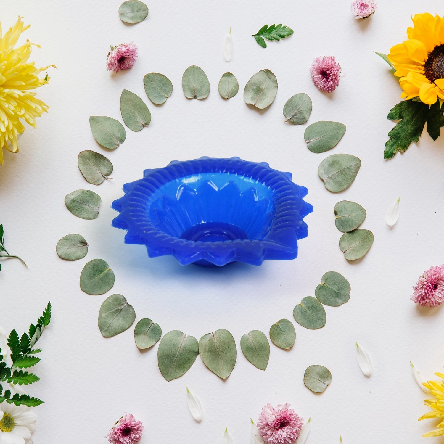 Silicone Diya for Diwali Attractive Design Colourful Diya Combo, Diwali (Mix Design /1 Pc)