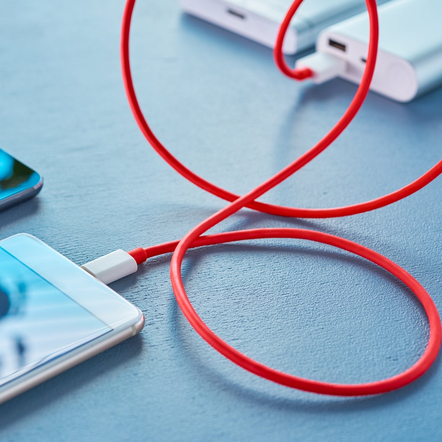 Unique Type C Dash Charging USB Cable for Fast Charging & Data Transfer (Red, 1 Meter)