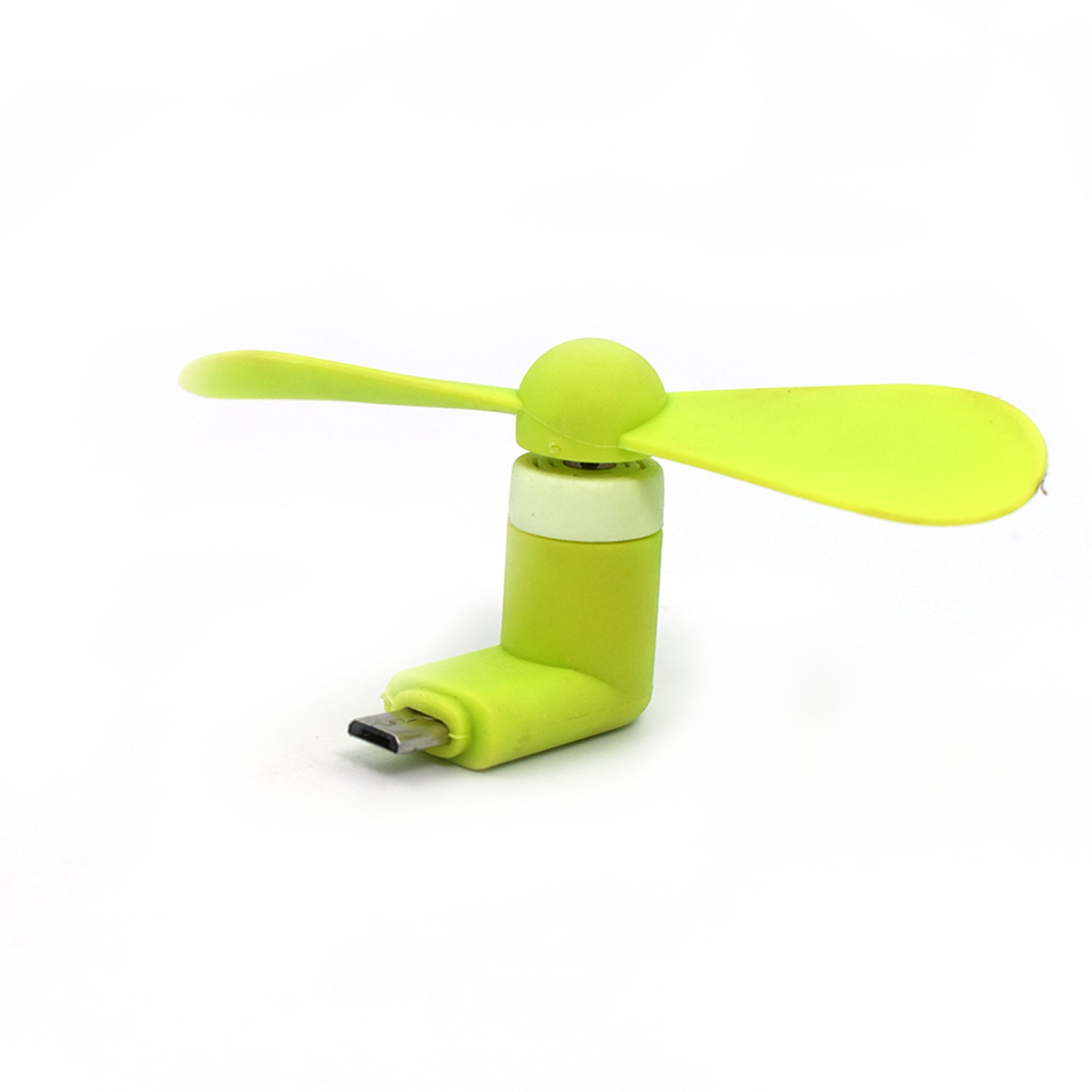 mini USB fan For Having cool air instantly, anywhere and anytime purposes (Micro Port / Mix Color)