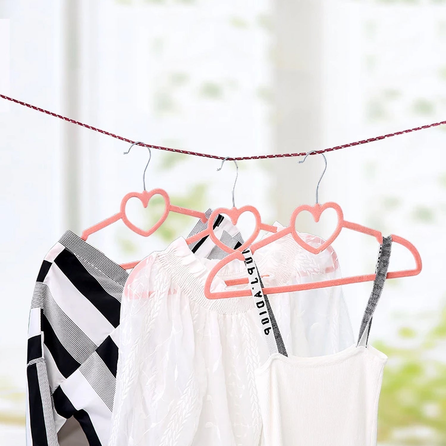 Heavy Duty Drying Nylon Clothesline – Portable & Sturdy (10 Meter)