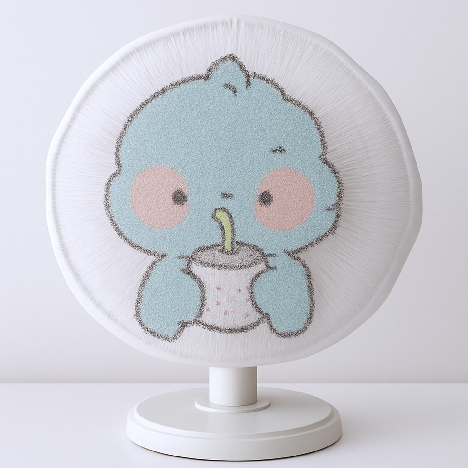 Cute Cartoon Character Fabric Mesh Fan Cover (1 Pc / Mix Design)