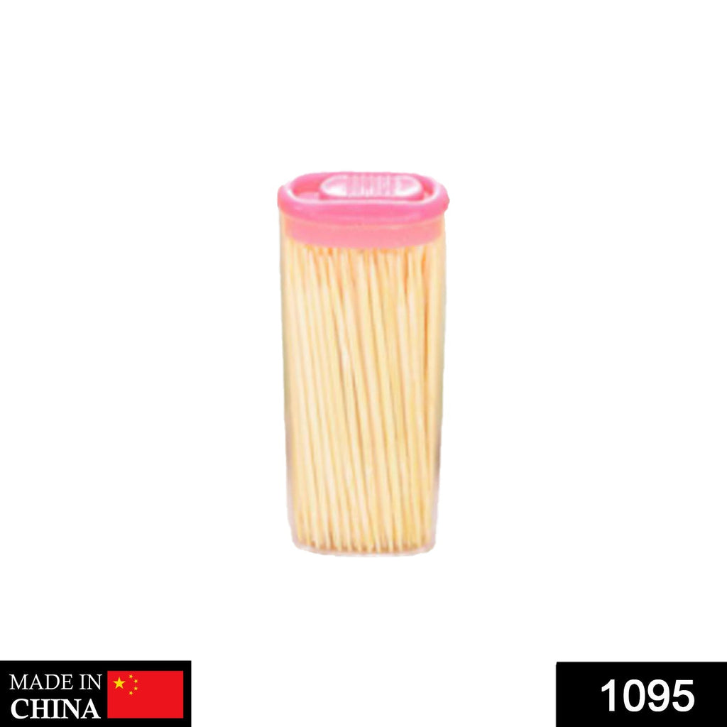 Bamboo Toothpicks with Dispenser Boxq