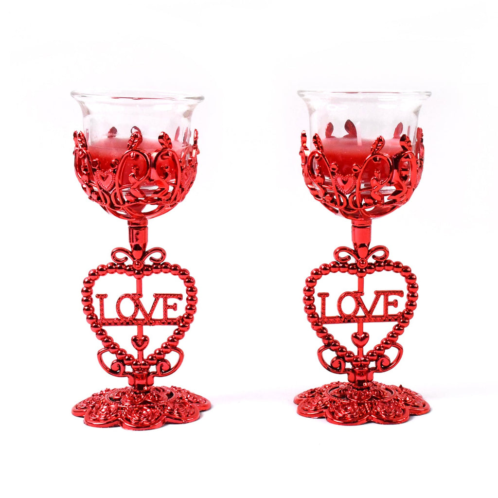 Tea Lights Holder Candle Stand, Diwali (2 Pc Set)