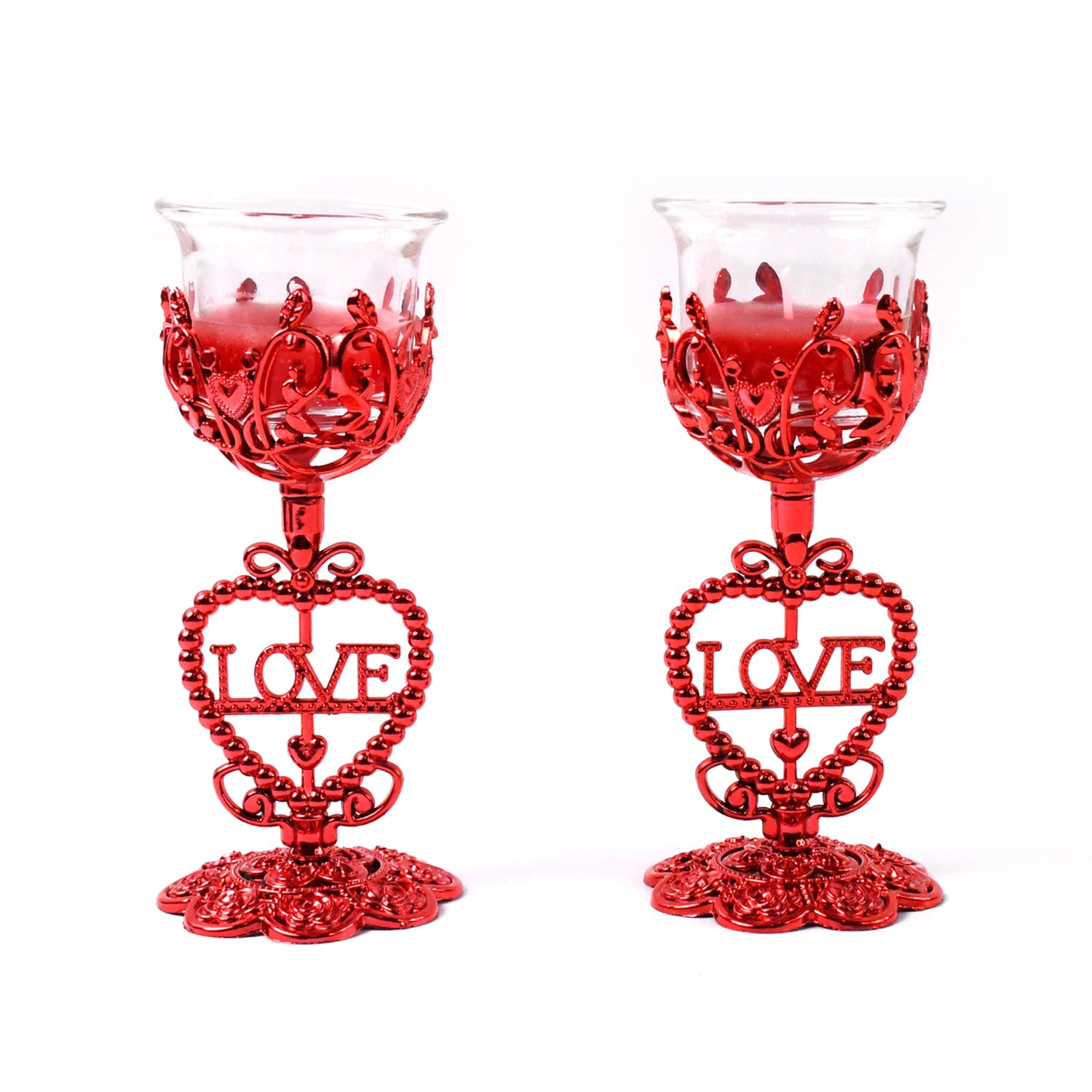 Tea Lights Holder Candle Stand, Diwali (2 Pc Set)