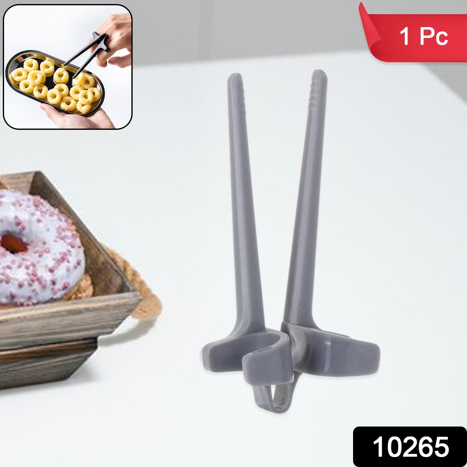 Plastic Finger Chopsticks for Gamers, Snack Clips (1 Pc)