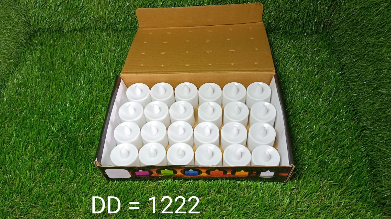 Festival Decorative - LED Tealight Candles, Diwali (White, 24 Pcs)