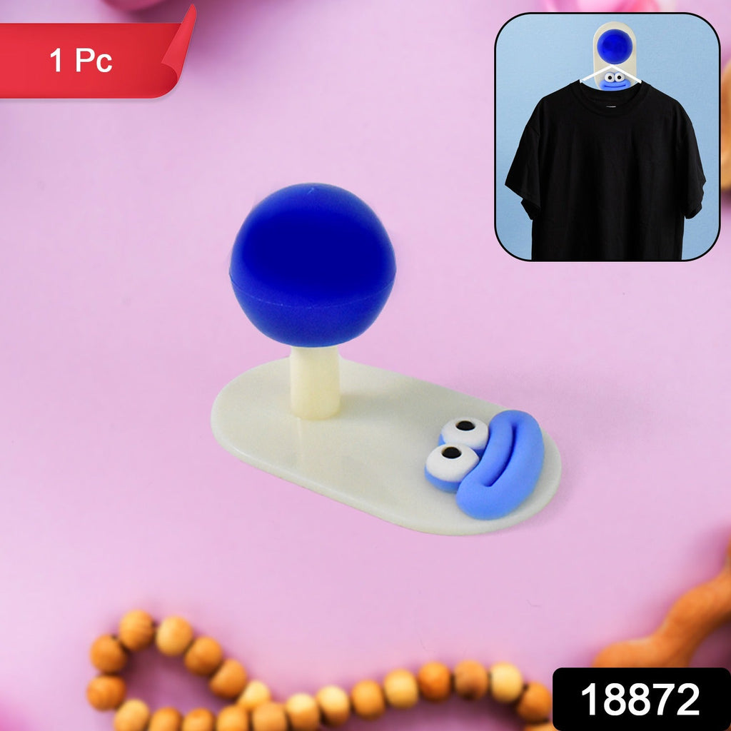 Cartoon Colorful Hooks Simple Ball Shape Hook Self-adhesive (1 Pc)