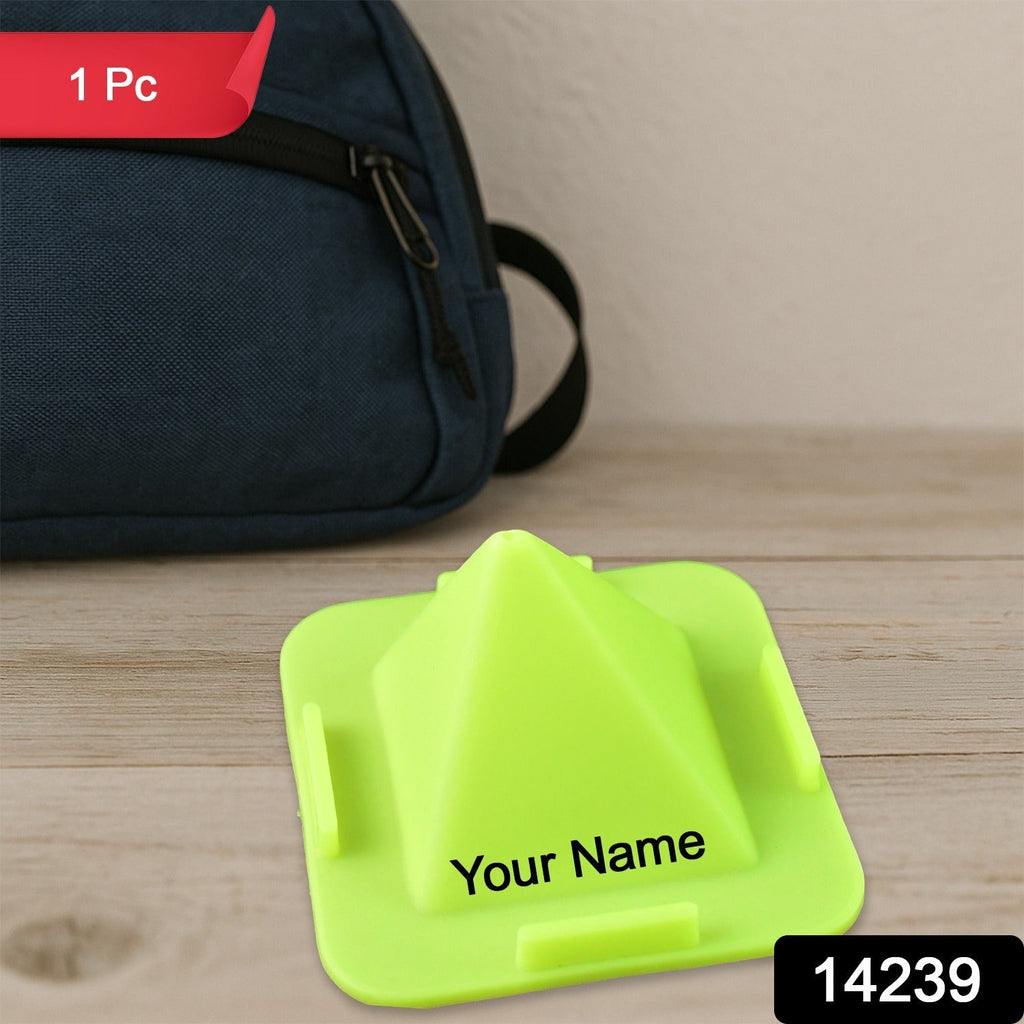 Customized / Personalized Virgin Mobile Accessories Universal Portable Four-Sided Pyramid Shape Desktop/ Table Mobile Holder Stand for car dashboard recording on desk vent office holder