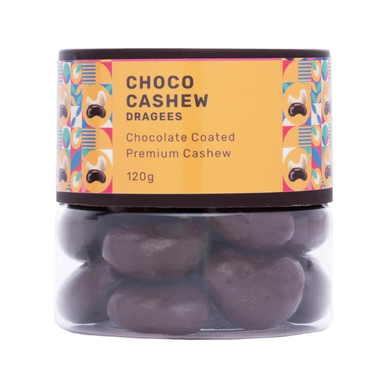 Oracle Nuts & Berry Premium Choco Cashew Dragees – Chocolate Coated Crunchy Cashew Nuts (120gm)