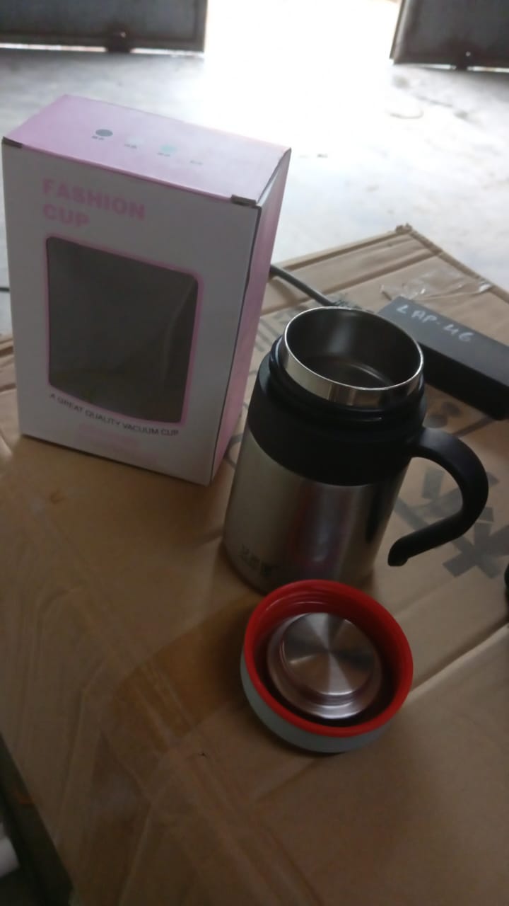 Customize Stainless Steel Mug / Bottle Vacuum Insulated Cup With Handle & Small Cup, Tumbler (420 ML)