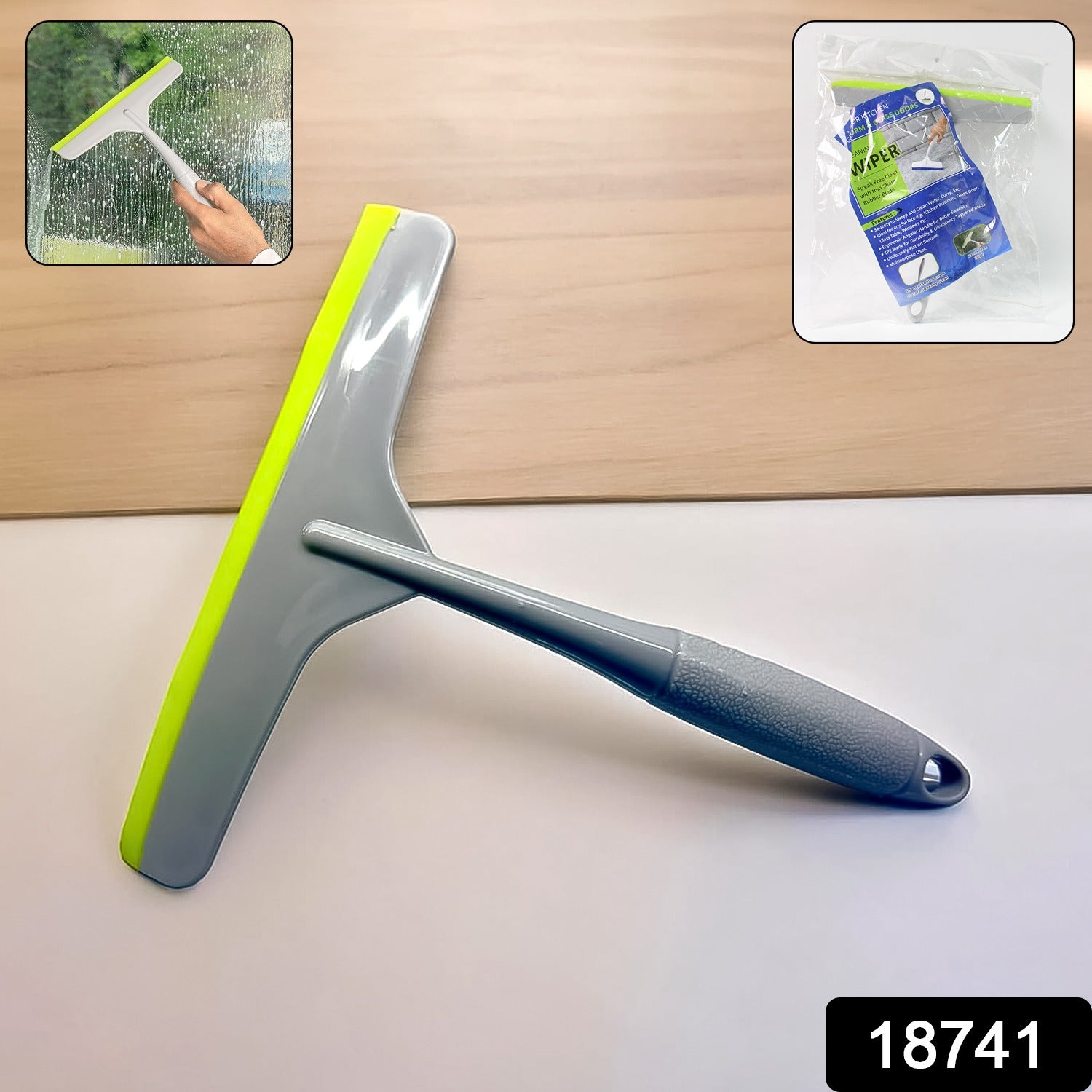 Plastic Kitchen Wiper (Grey / 1 Pc)