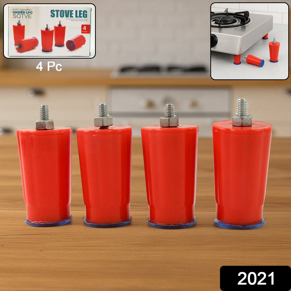 Heavy-Duty Universal Stove Legs for Gas Stove (4 Pc Set)