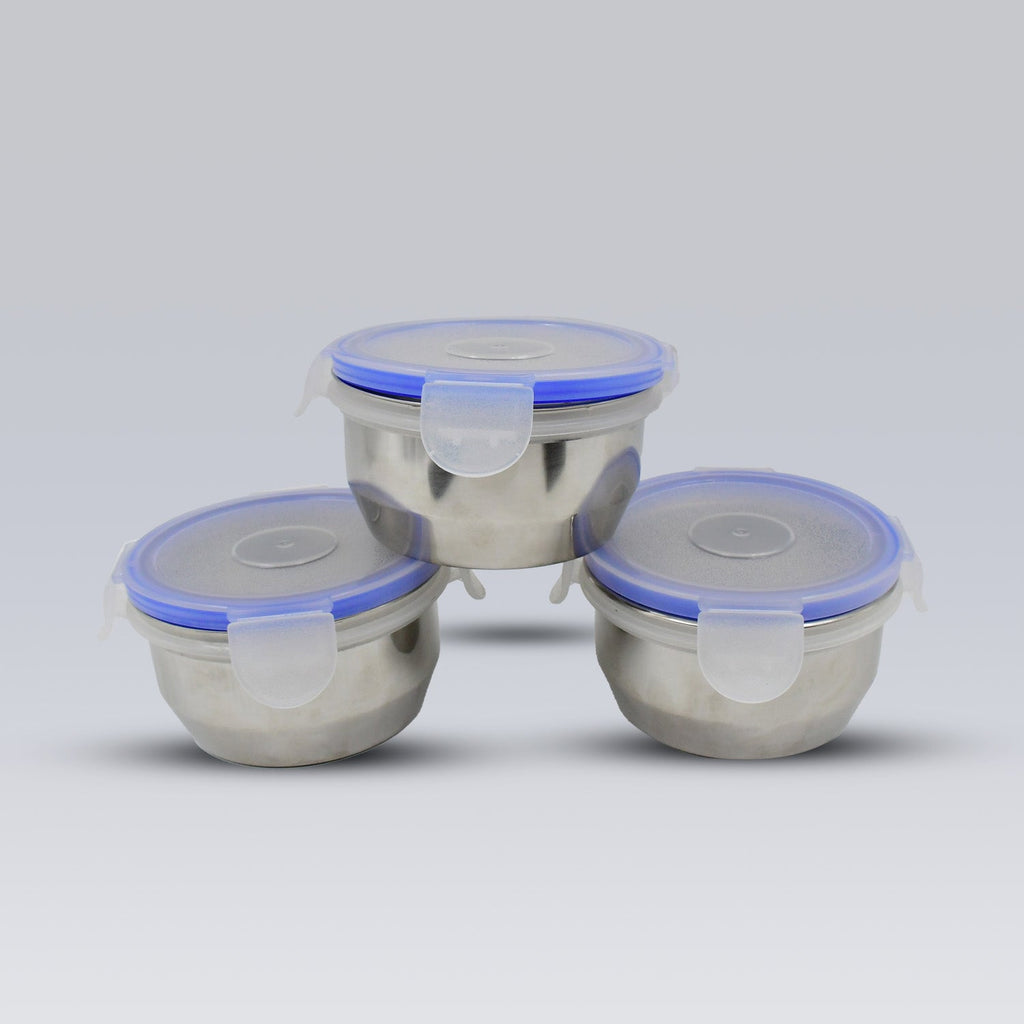 Stainless Steel Lunch Box - Multi-Compartment Airtight Container for Office, School & Travel