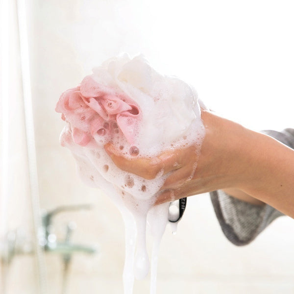 Bath Sponge Round Loofah and Back Scrubber for Men and Women