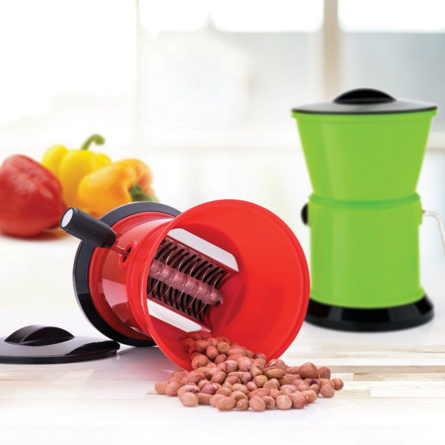 Customize Round Chilly Cutter and grinder tool with effective sharp chopping and cutting blade system.