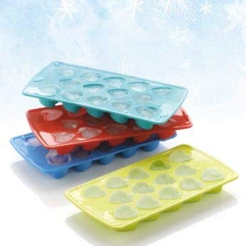 Heart Shape Ice Cube & Candy Tray – 14 Cavities (Multicolor)