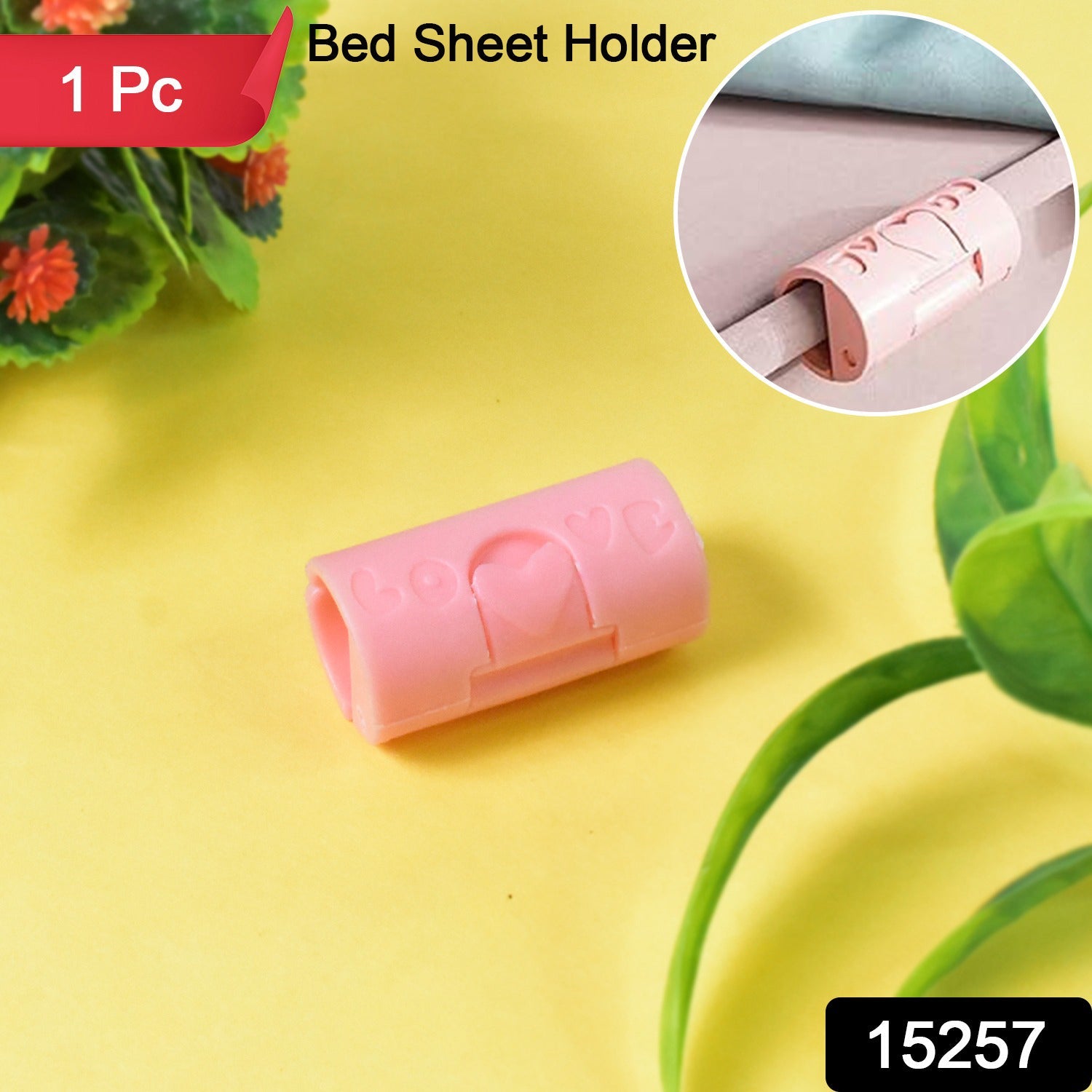 Bed Sheet Clips, Elastic Fitted Quilt Bed Sheet Holder (1 Pc)