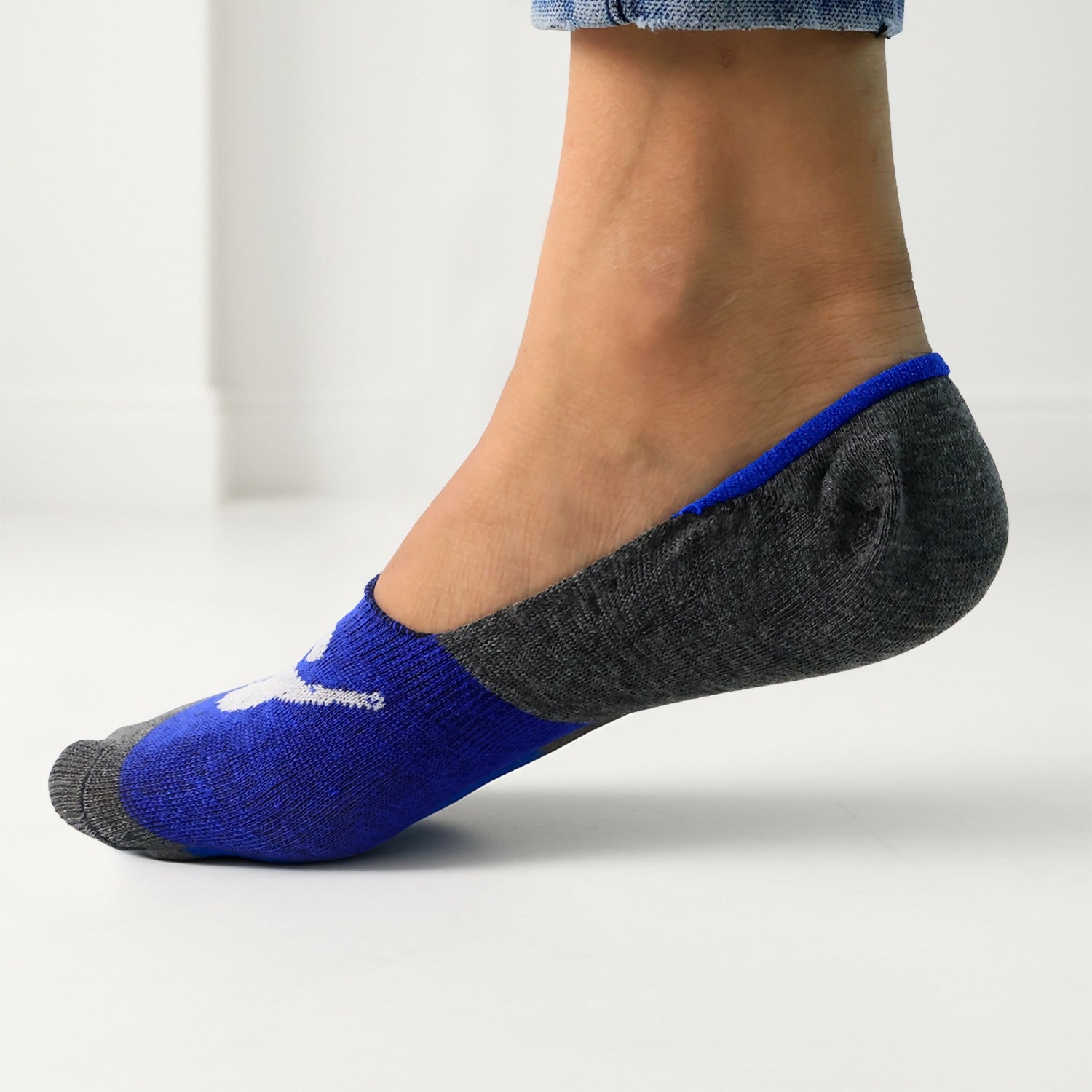 12 Pair No Show Invisible Low Cut Sports Socks for Men & Women – Casual Comfort Fit with Fun Sport Design