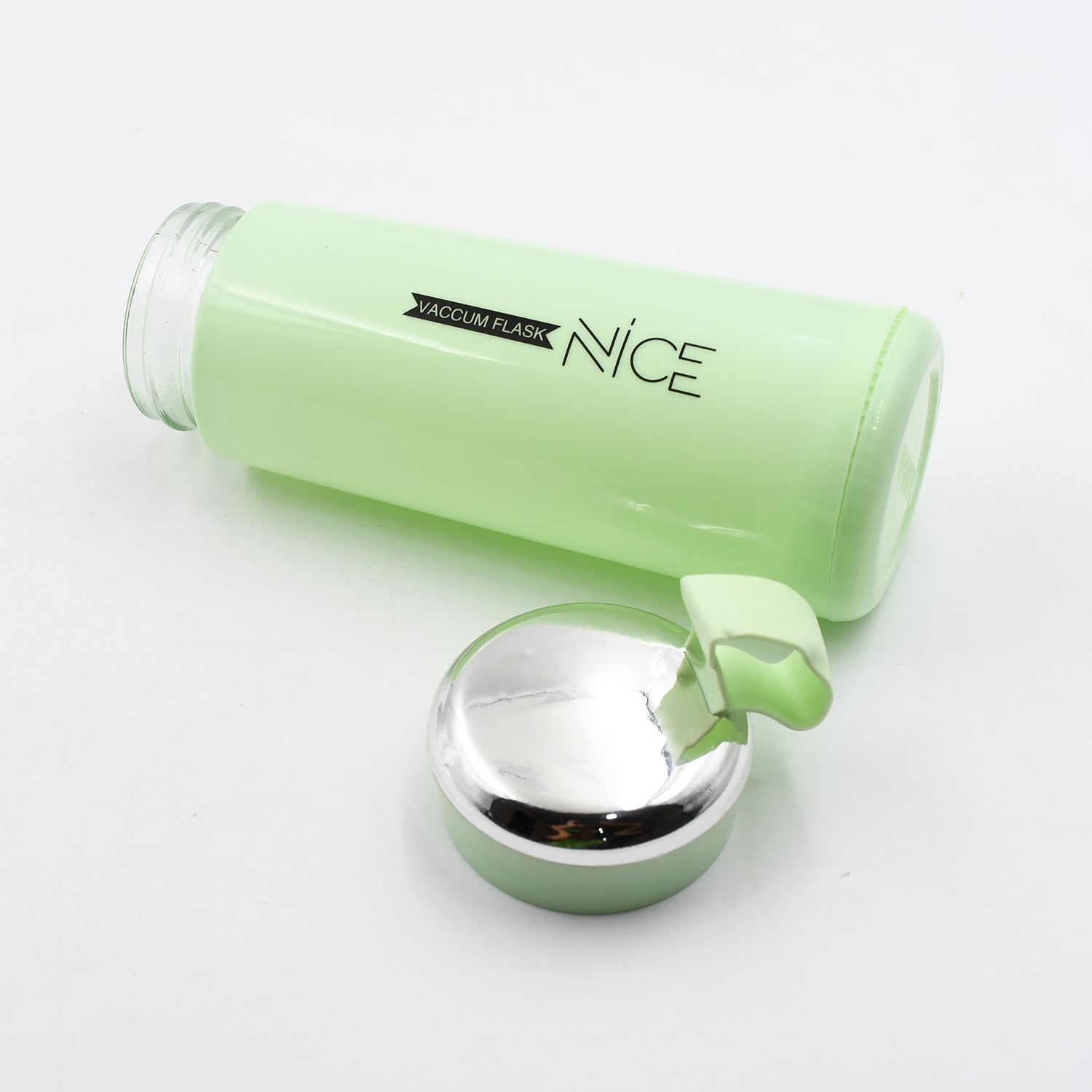 Water bottle 400ml leak proof, glass water bottle with daily water intake for gym and children, Nice Bottle (1 pc /Mix Color)