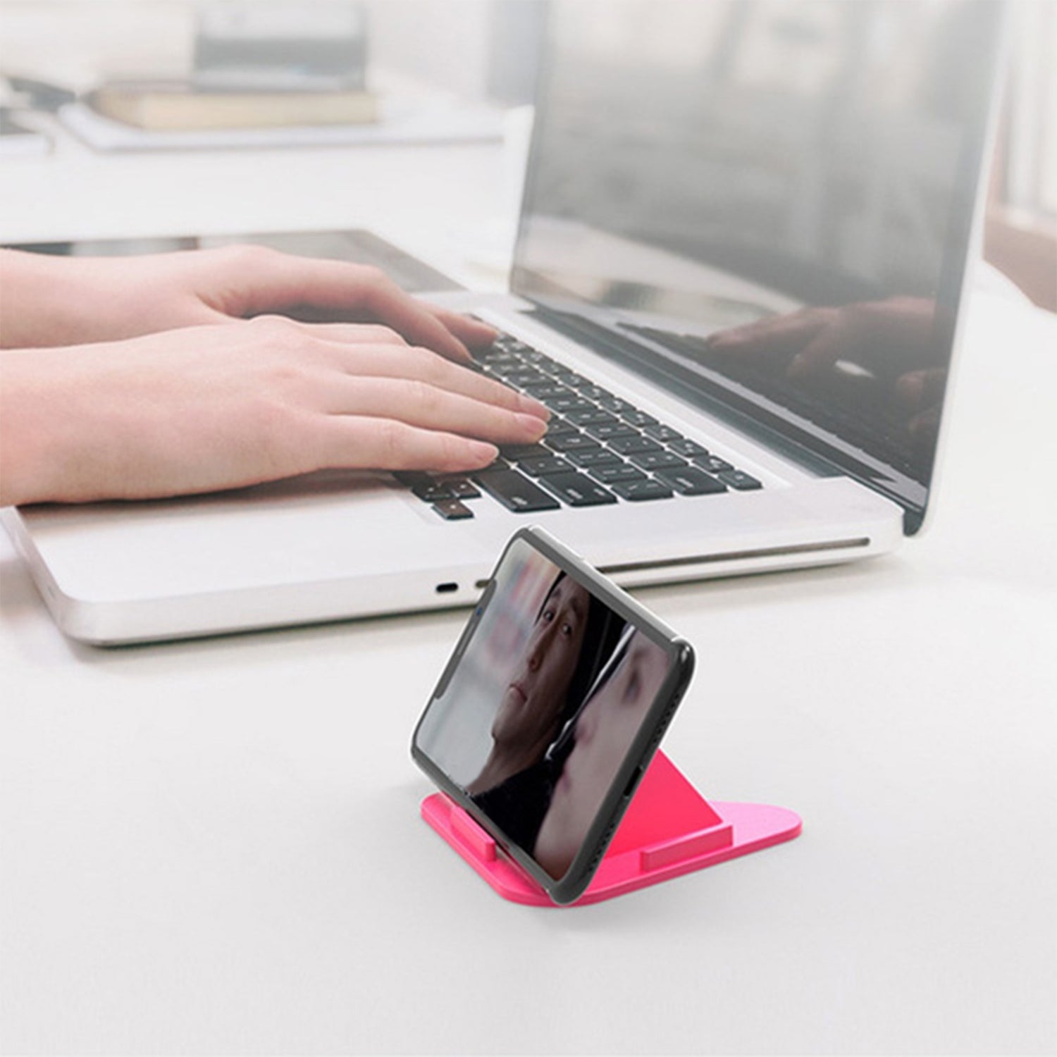Customized / Personalized Pyramid Mobile Stand with 3 Different Inclined Angles