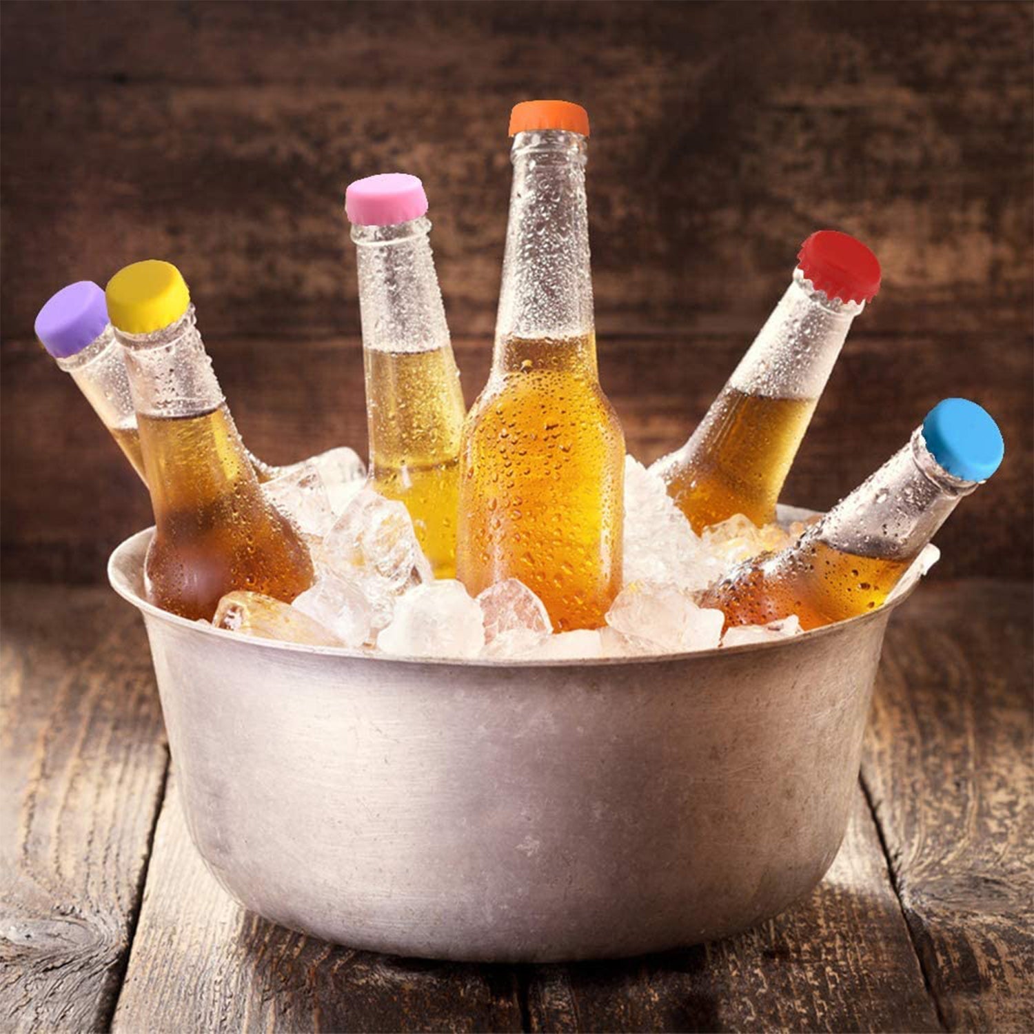 Beer Savers Caps for Soda & Bottles (6-Piece)