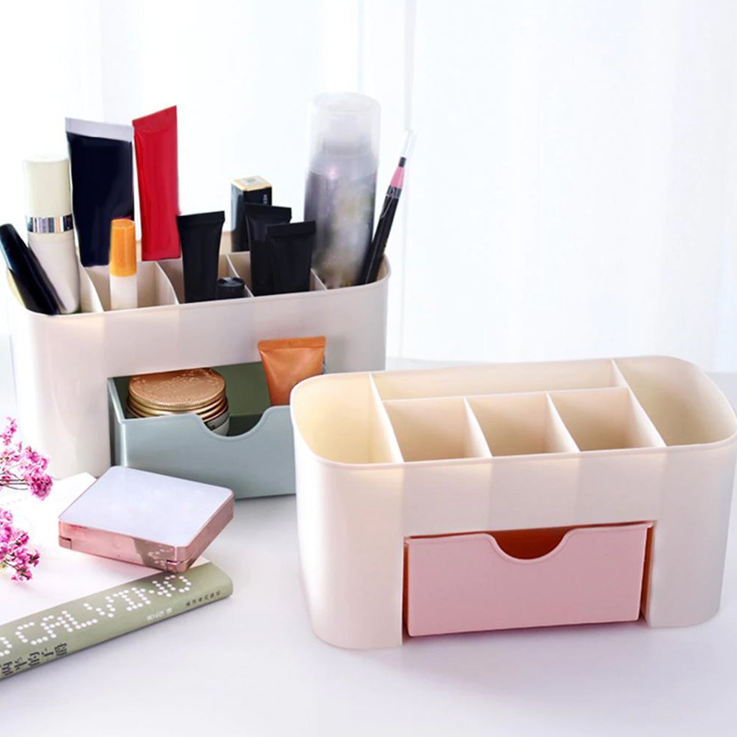 Makeup Cutlery Box Used for storing makeup equipments and kits used by womens and ladies.