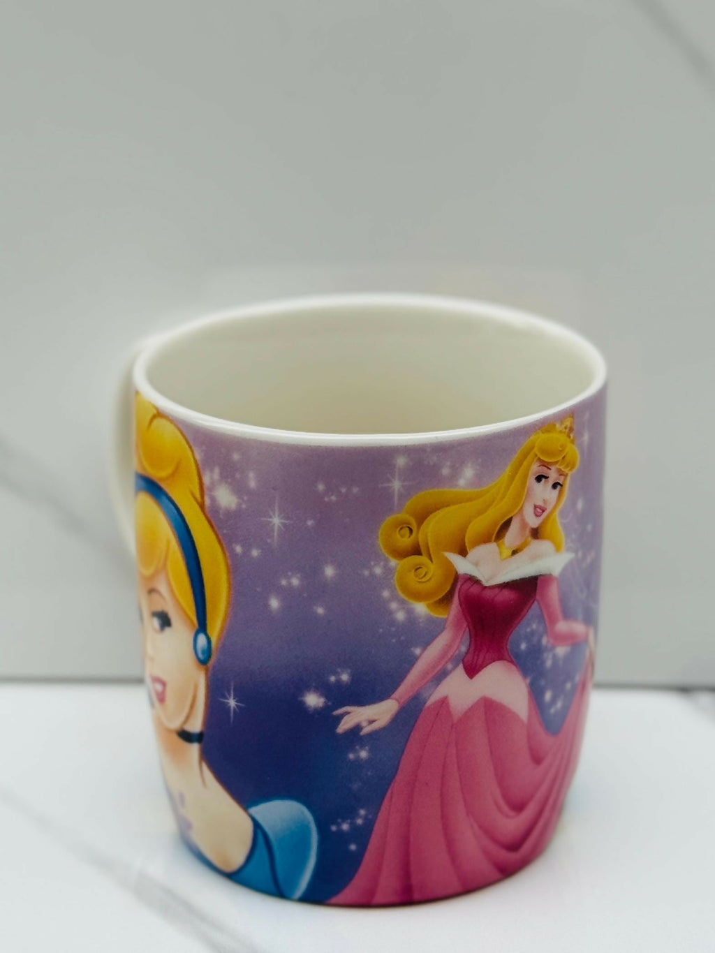 Colorful Cartoon Princess-Themed Ceramic Mug with Gift Box – Kids Drinking Cup with Printed Design – Ideal for Gifting & Everyday Use