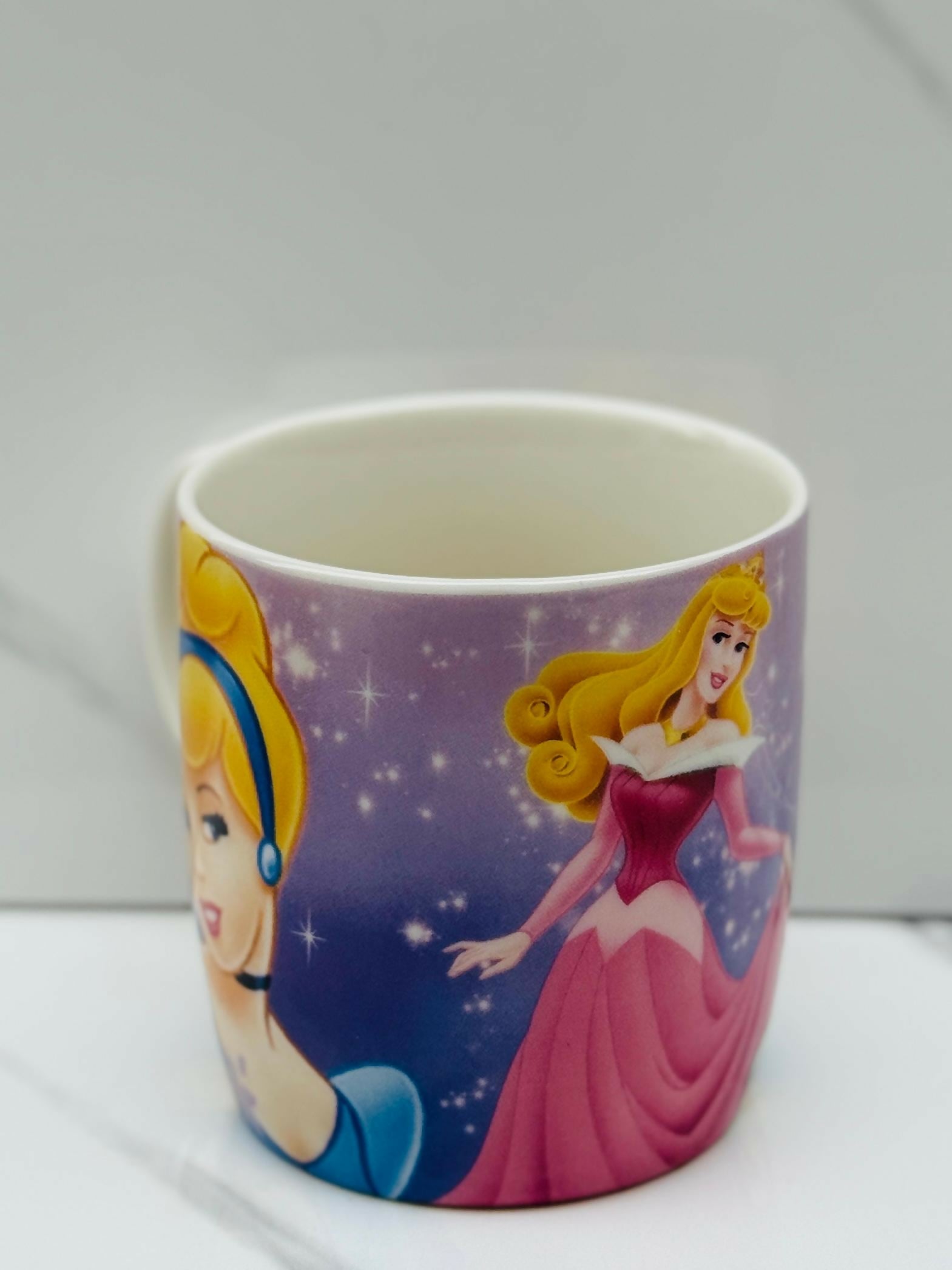 Colorful Cartoon Princess-Themed Ceramic Mug with Gift Box – Kids Drinking Cup with Printed Design – Ideal for Gifting & Everyday Use