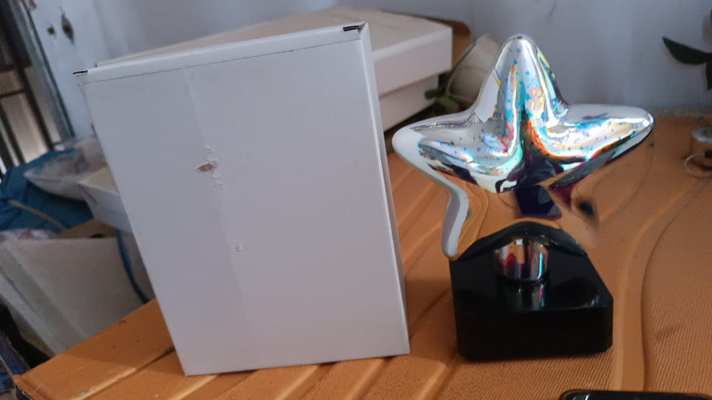 Customized Star-Shaped 3D Illusion Decorative LED Night Lamp (1 Pc)