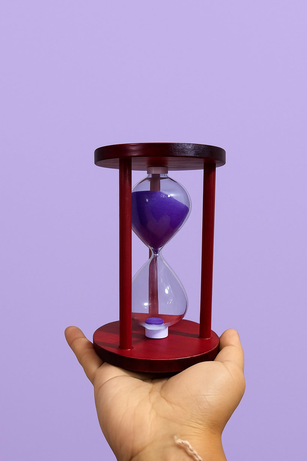 Wooden Sand Timer Hourglass with Colored Sand | Vintage Style Decorative Sand Clock | 15 Minute Timer for Study, Meditation, Kids Activities, Kitchen, Office Desk & Home Décor pack of 1 random color