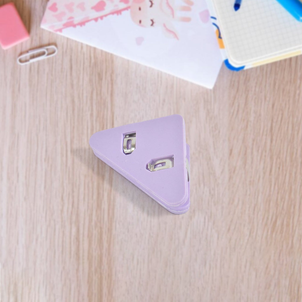 Triangle Paper Clips | Small Corner Clips for Paper, Document Clip (1 pc)