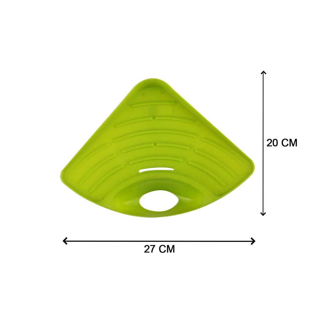 Corner Sink Strainer For Draining Kitchen Waste In Sinks And Wash Basins.