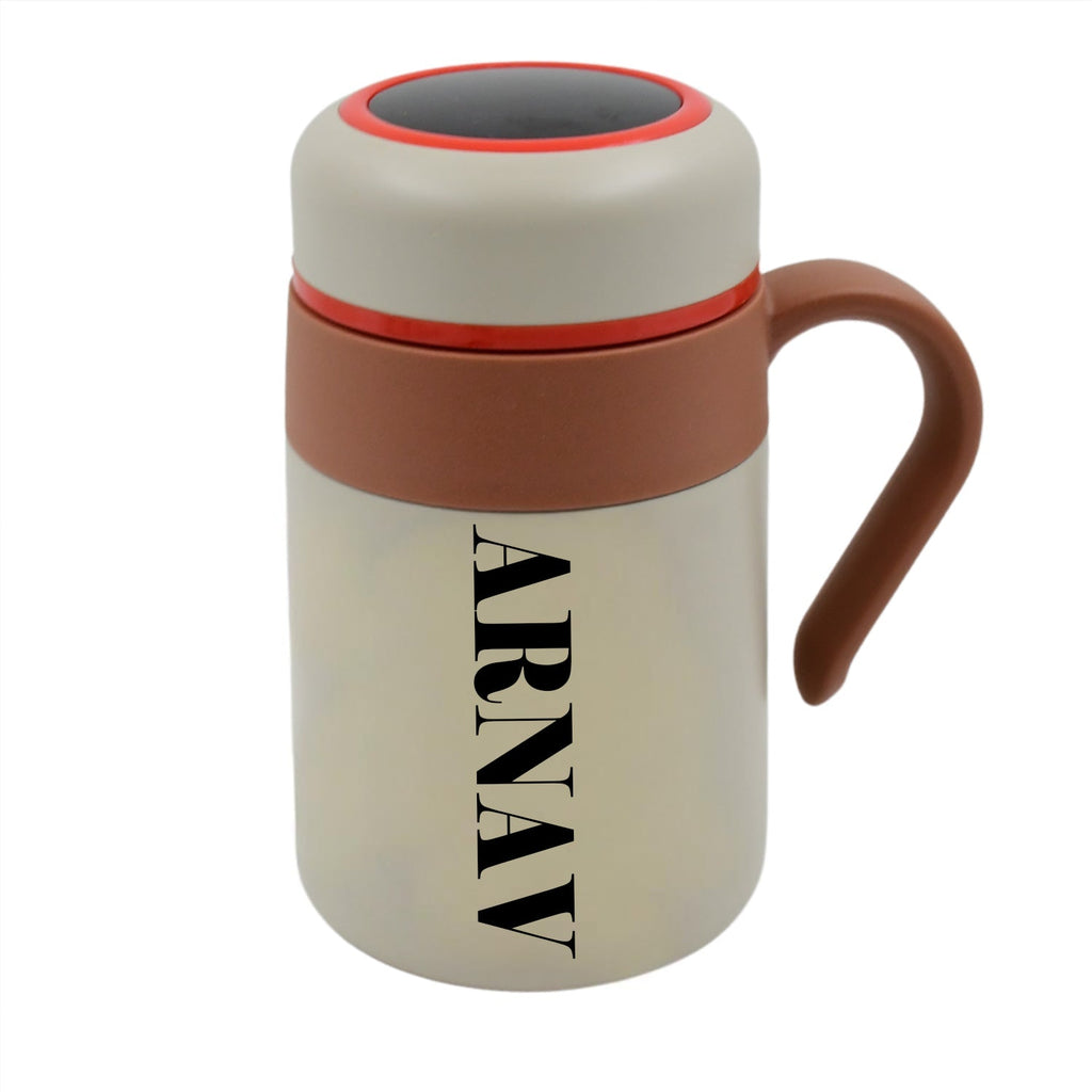 Customize Stainless Steel Mug / Bottle Vacuum Insulated Cup with Handle & Small cup, Tumbler (550 ML)
