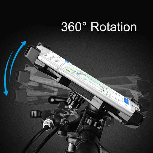 Bike Phone & Mobile Mount Anti Shake and Stable Cradle Clamp with 360° Rotation