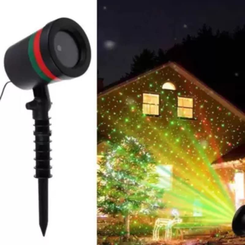 Star Fairy Motion Laser Projector – Multicolor Decorative Light for Indoor & Outdoor Festivities (No Remote)