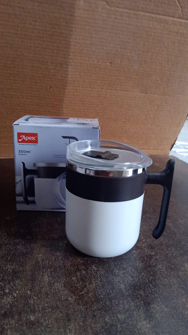 Customize Apex Stainless Steel Pop Inner Mug – 350 ml Approx Capacity (1 Pc)