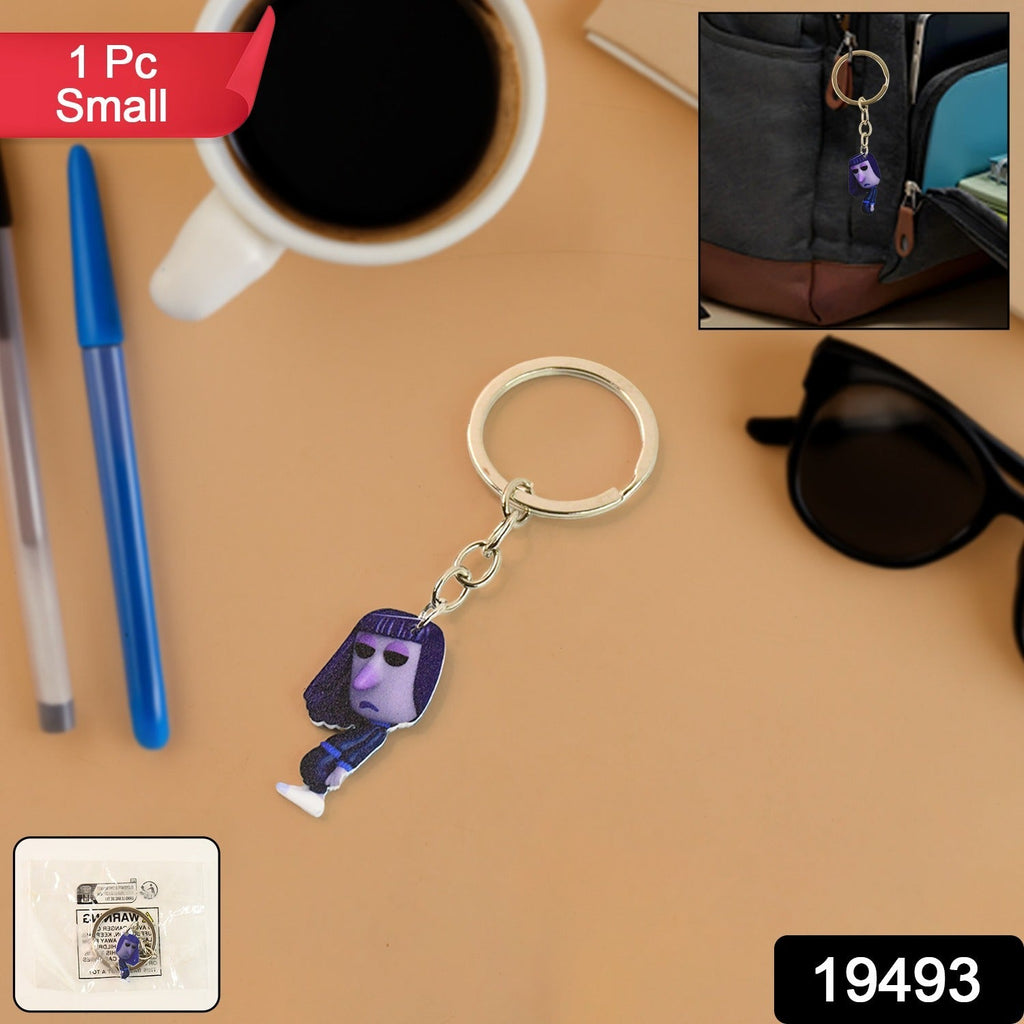 Mini Cartoon Character Keychain (1 Pc)