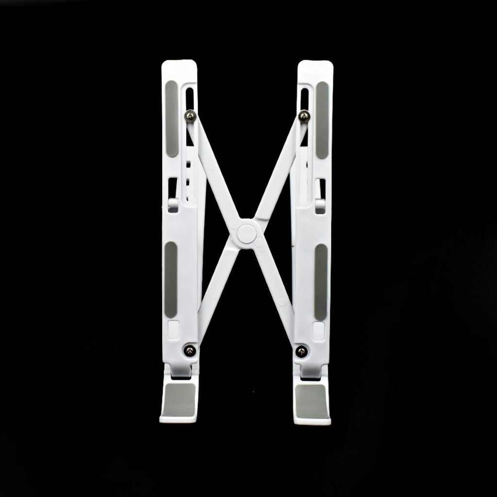 Adjustable  Ergonomic Foldable Portable, Holder Riser Tablet Stand Plastic (Use In 14 inch Laptop)