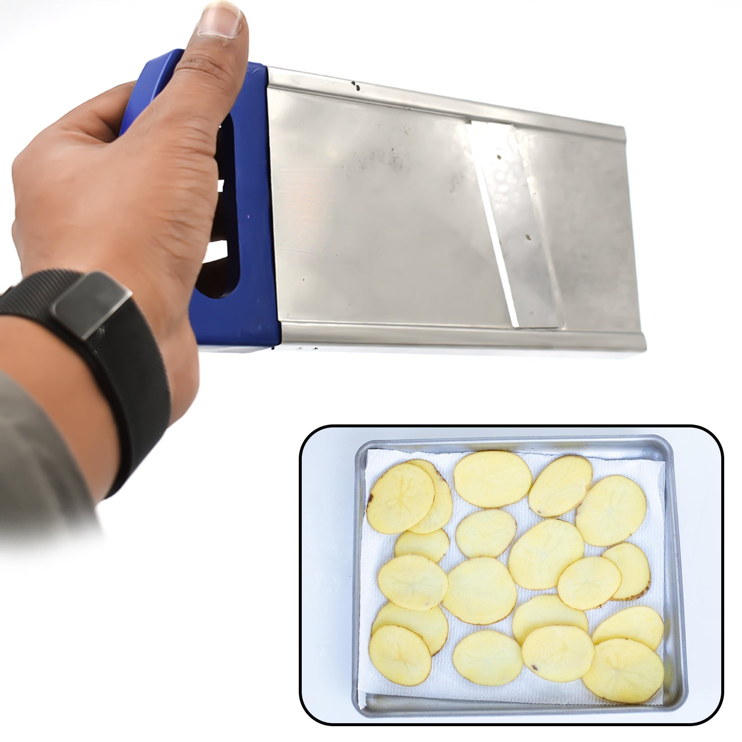 Plain Potato Slicer – Essential Kitchen Tool for Effortless Potato Cutting & Slicing