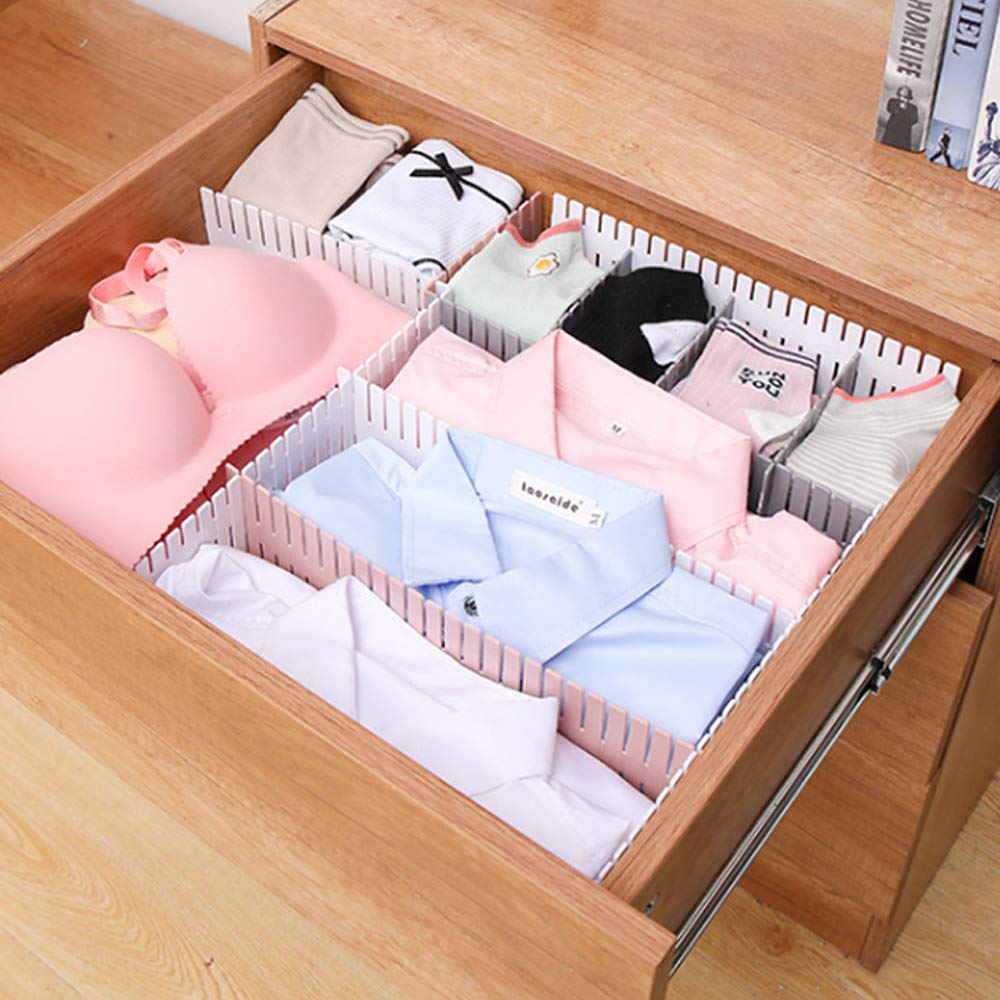 Adjustable Drawer Organizer and Kitchen Board Divider 6 pcs set