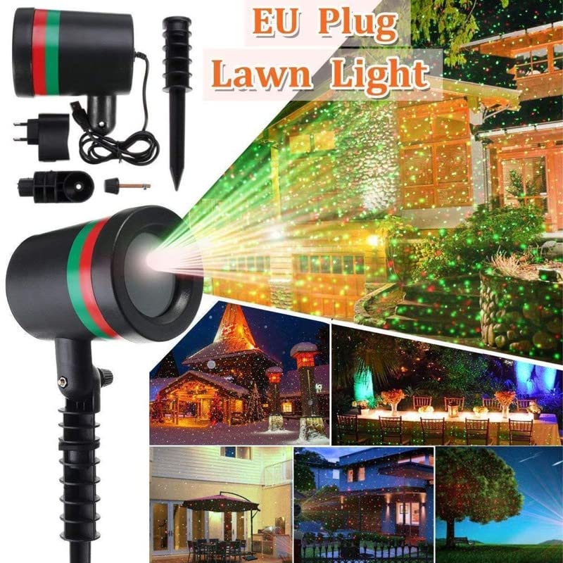 Star Fairy Motion Laser Projector – Multicolor Decorative Light for Indoor & Outdoor Festivities (No Remote)