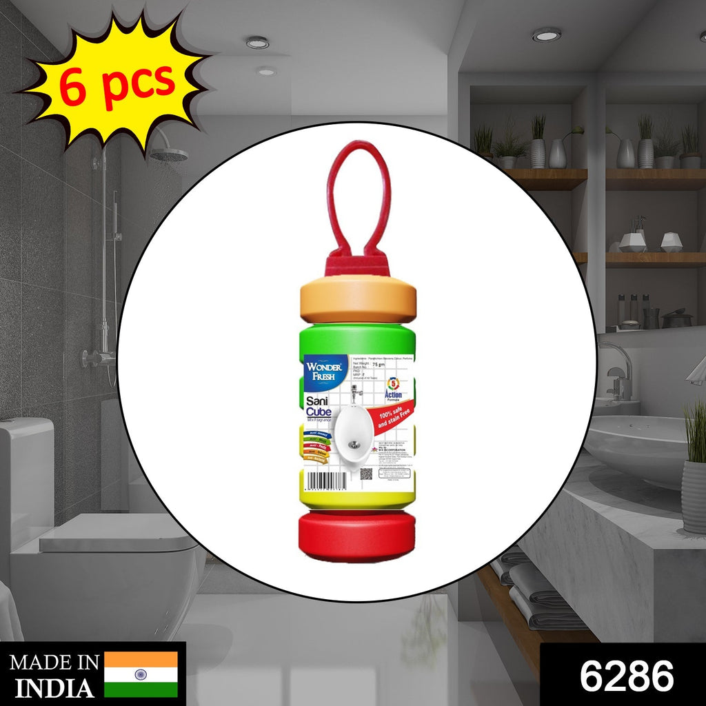 Urinal Deodorizing Blocks - 6-Piece Fragrance Cubes for Bathroom & Toilet Freshening