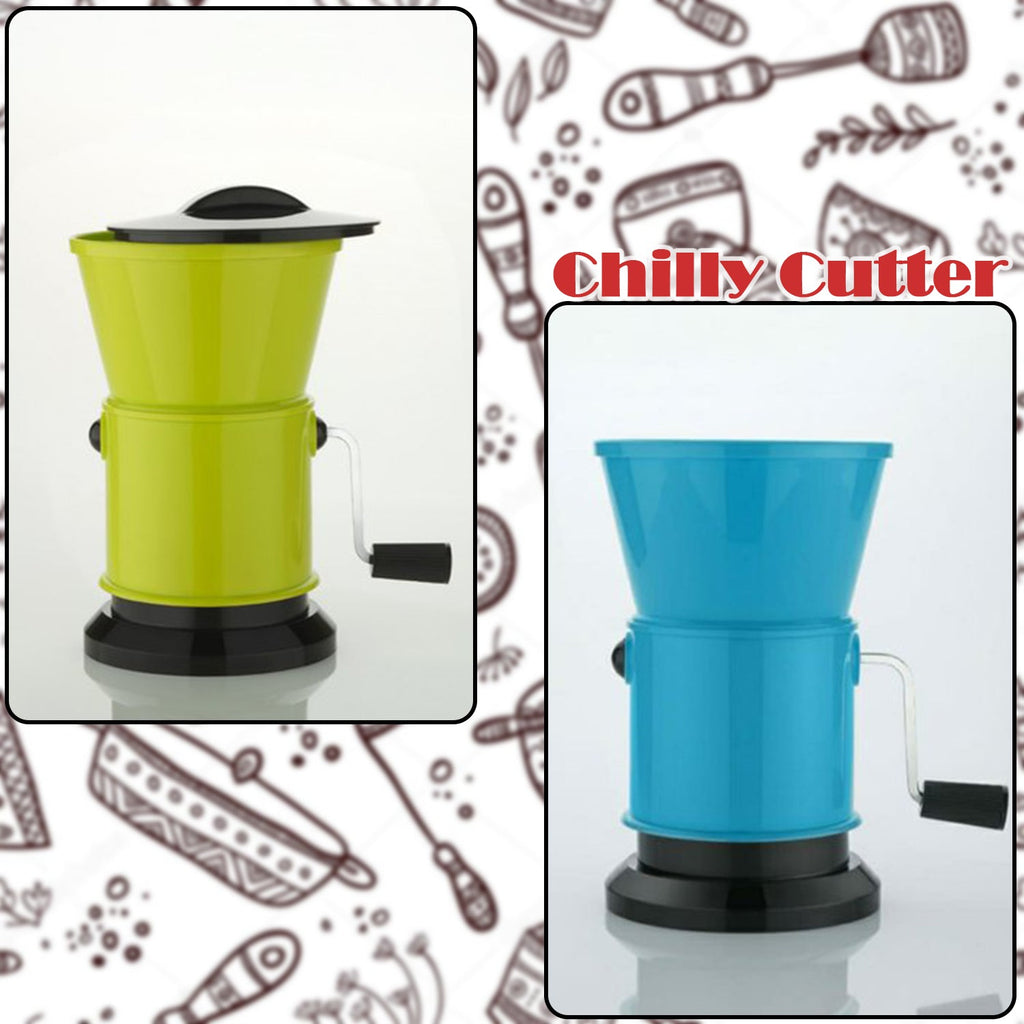 Customize Round Chilly Cutter and grinder tool with effective sharp chopping and cutting blade system.