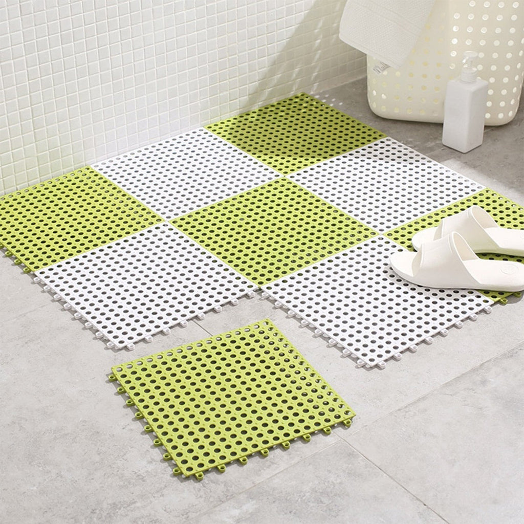 Bath Anti Slip Mat Used while bathing and toilet purposes to avoid slippery floor surfaces. (26x26 Cm)